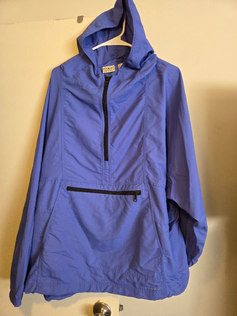 Mens Vintage L.L.BEAN Anorak pullover windbreaker size 3X